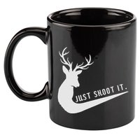 Just Shoot It Funny Deer Hunting Xmas HunterS Humor 11oz C Handle Ceramic Mug