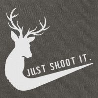Just Shoot It Funny Deer Hunting Xmas HunterS Humor Cotton Canvas Backpack