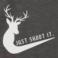 Just Shoot It Funny Deer Hunting Xmas HunterS Humor Vector Backpack