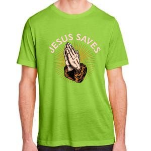 Jesus Saves Adult ChromaSoft Performance T-Shirt