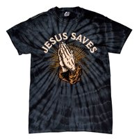 Jesus Saves Tie-Dye T-Shirt