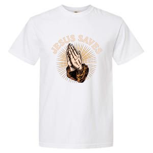 Jesus Saves Garment-Dyed Heavyweight T-Shirt