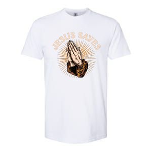 Jesus Saves Softstyle CVC T-Shirt