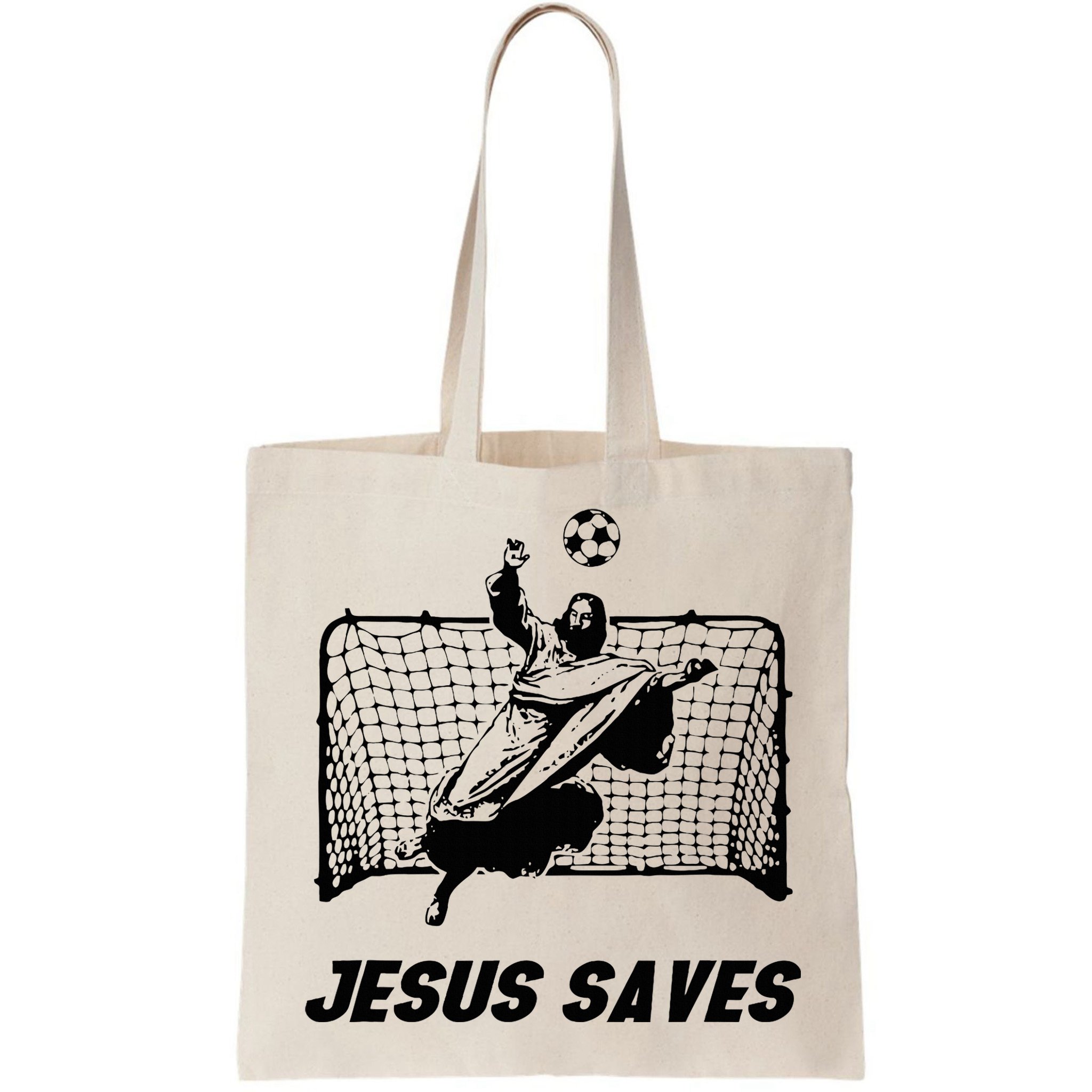 Jesus Saves Jesus Saved Soccer Goal Goalie Bag