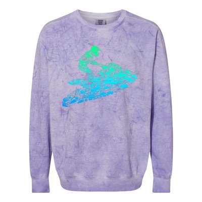 Jet Ski Jetski Colorblast Crewneck Sweatshirt