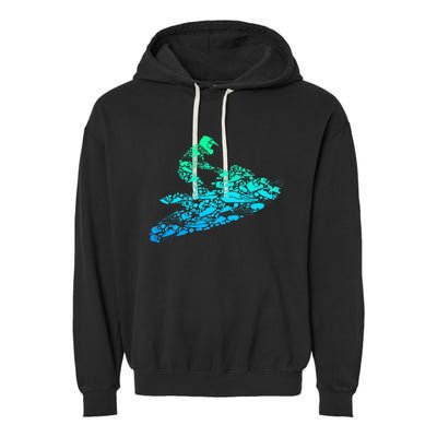 Jet Ski Jetski Garment-Dyed Fleece Hoodie