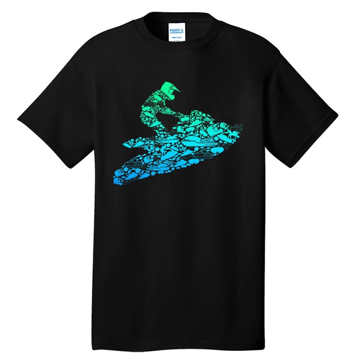 Jet Ski Jetski Tall T-Shirt