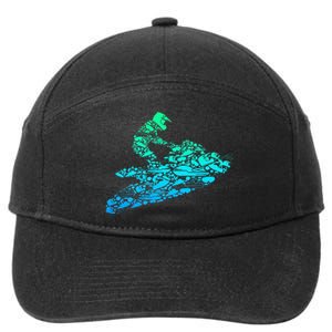 Jet Ski Jetski 7-Panel Snapback Hat