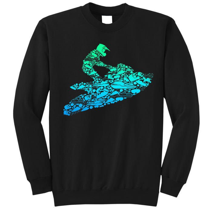 Jet Ski Jetski Tall Sweatshirt