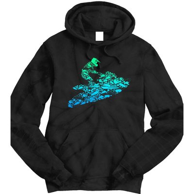 Jet Ski Jetski Tie Dye Hoodie