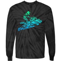 Jet Ski Jetski Tie-Dye Long Sleeve Shirt