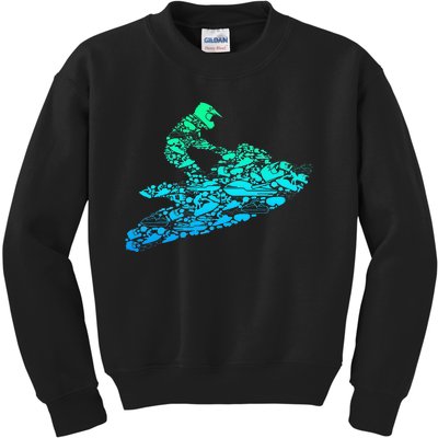 Jet Ski Jetski Kids Sweatshirt