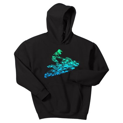 Jet Ski Jetski Kids Hoodie