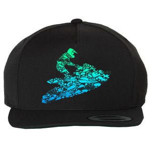 Jet Ski Jetski Wool Snapback Cap