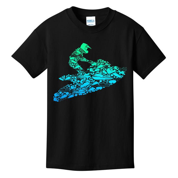 Jet Ski Jetski Kids T-Shirt