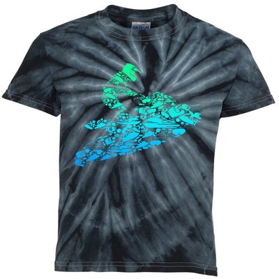 Jet Ski Jetski Kids Tie-Dye T-Shirt