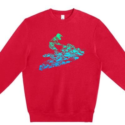 Jet Ski Jetski Premium Crewneck Sweatshirt