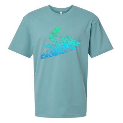 Jet Ski Jetski Sueded Cloud Jersey T-Shirt