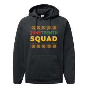 Juneteenth Squad  Performance Fleece Hoodie