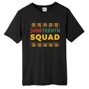 Juneteenth Squad  Tall Fusion ChromaSoft Performance T-Shirt