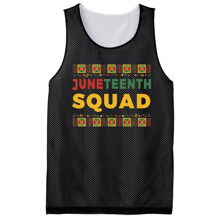 Juneteenth Squad  Mesh Reversible Basketball Jersey Tank