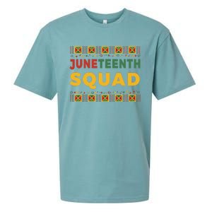 Juneteenth Squad  Sueded Cloud Jersey T-Shirt