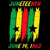 Juneteenth Stripes June 19 1865 Africa Colors Bucket Hat
