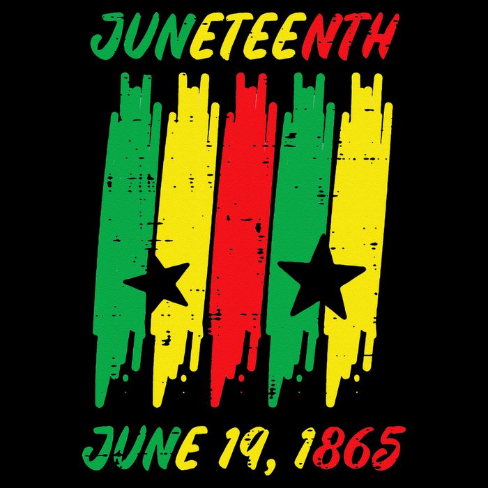 Juneteenth Stripes June 19 1865 Africa Colors Bucket Hat