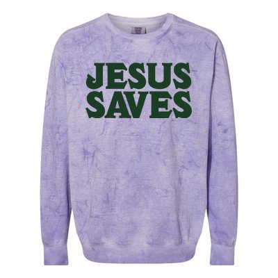 Mall Of America Jesus Saves Jesus Is The Only Way CHRISTIANITY Christain Colorblast Crewneck Sweatshirt