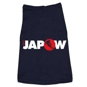 Japan Ski Japow Powder Skiing Japanese Flag Doggie Tank