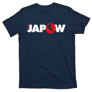 Japan Ski Japow Powder Skiing Japanese Flag T-Shirt