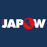 Japan Ski Japow Powder Skiing Japanese Flag Drawstring Bag