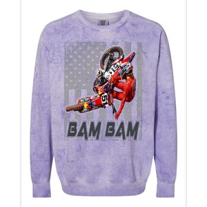 Jb51 Supercross Jb51 Motocross Colorblast Crewneck Sweatshirt