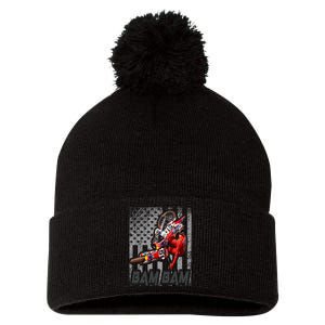 Jb51 Supercross Jb51 Motocross Pom Pom 12in Knit Beanie