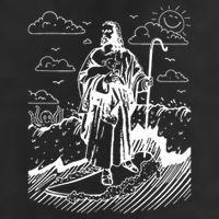 Jesus Surfing 7 Panel Mesh Trucker Snapback Hat