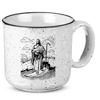 Jesus Surfing 15oz Campfire Ceramic Mug