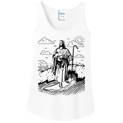 Jesus Surfing Ladies Essential Tank