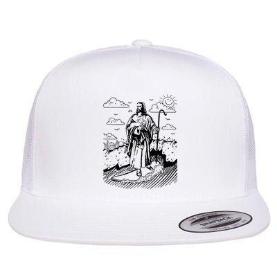 Jesus Surfing Flatbill Hat