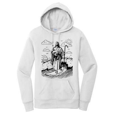 Jesus Surfing Women's Pullover Hoodie