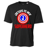 Jesus Superhero Jesus Your My Super Hero Cooling Performance Crew T-Shirt