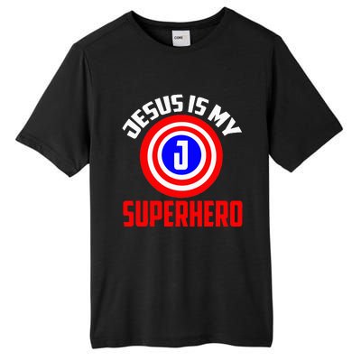 Jesus Superhero Jesus Your My Super Hero Tall Fusion ChromaSoft Performance T-Shirt