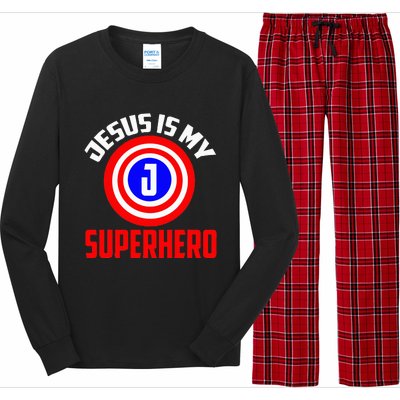 Jesus Superhero Jesus Your My Super Hero Long Sleeve Pajama Set