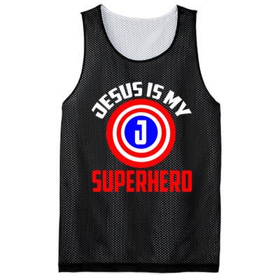 Jesus Superhero Jesus Your My Super Hero Mesh Reversible Basketball Jersey Tank