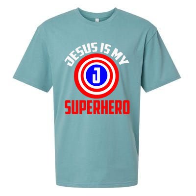 Jesus Superhero Jesus Your My Super Hero Sueded Cloud Jersey T-Shirt