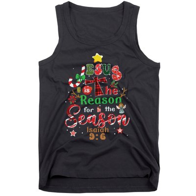 Jesus Sweatshirt Jesus Is The Reason Christmas Tank Top