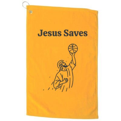 Jesus Saves Platinum Collection Golf Towel