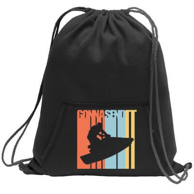 Jet Ski Jet Skier Tee Jet Skiing Sweatshirt Cinch Pack Bag