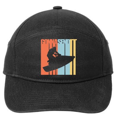 Jet Ski Jet Skier Tee Jet Skiing 7-Panel Snapback Hat