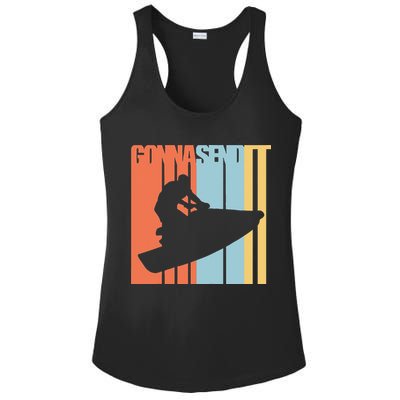 Jet Ski Jet Skier Tee Jet Skiing Ladies PosiCharge Competitor Racerback Tank