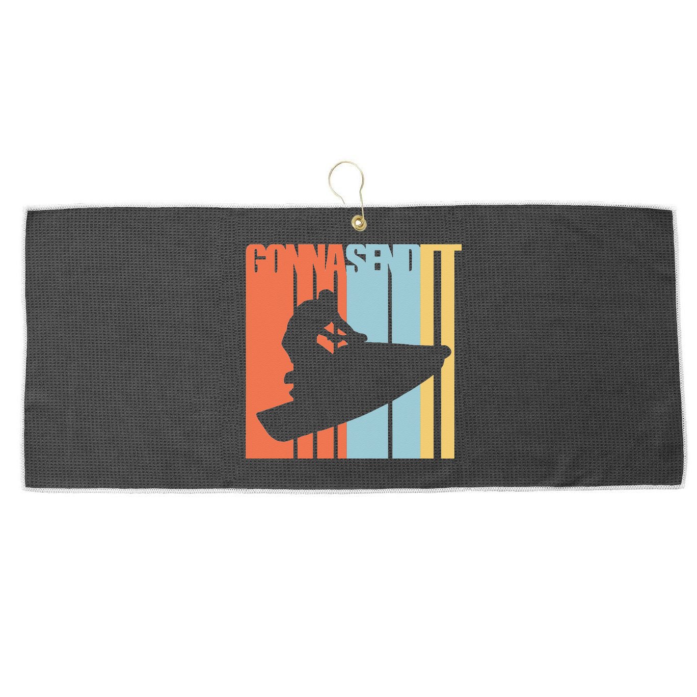 Jet Ski Jet Skier Tee Jet Skiing Large Microfiber Waffle Golf Towel